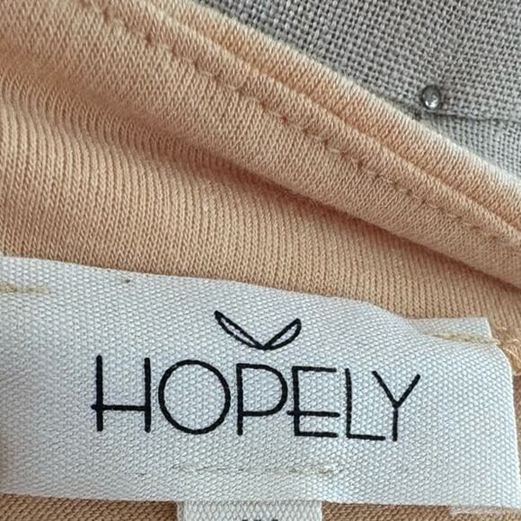 HOPELY Women's  Pink Floral Print  Boho Waffle knit Top Medium NWT - Picture 7 of 7